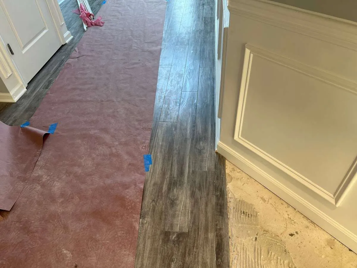 Completed marble shower restoration in Liberty Hill